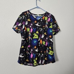 Colorful Halloween Graphic T-Shirt Sz M